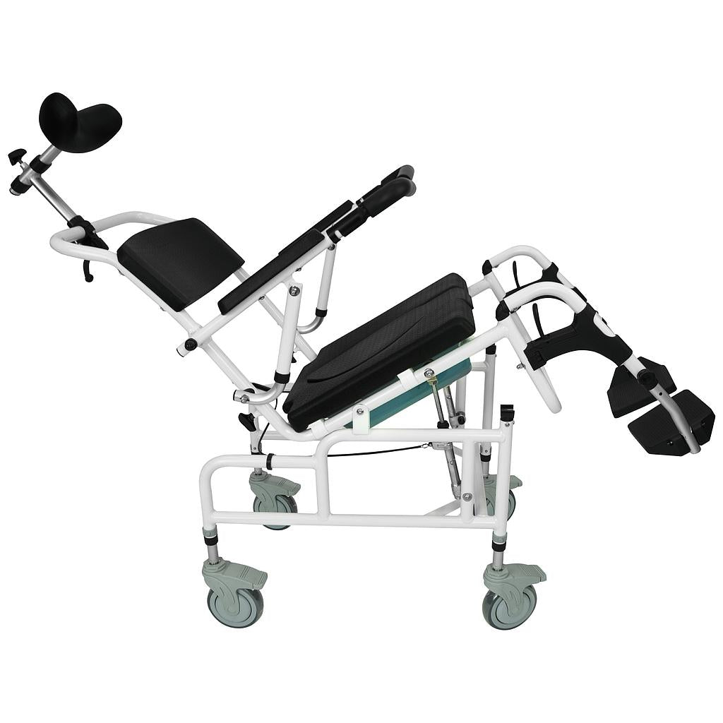 VIVE HEALTH RECLINING SHOWER COMMODE TRANSPORT CHAIR