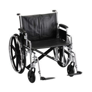 Heavy-Duty Steel Manual Wheelchair by Nova
