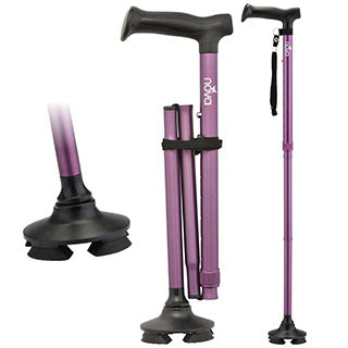 Folding Quad Tip Cane by Nova