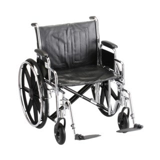 Heavy-Duty Steel Manual Wheelchair by Nova