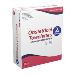 "BZK" OBSTERICAL TOWELETTES 100 PACKETS